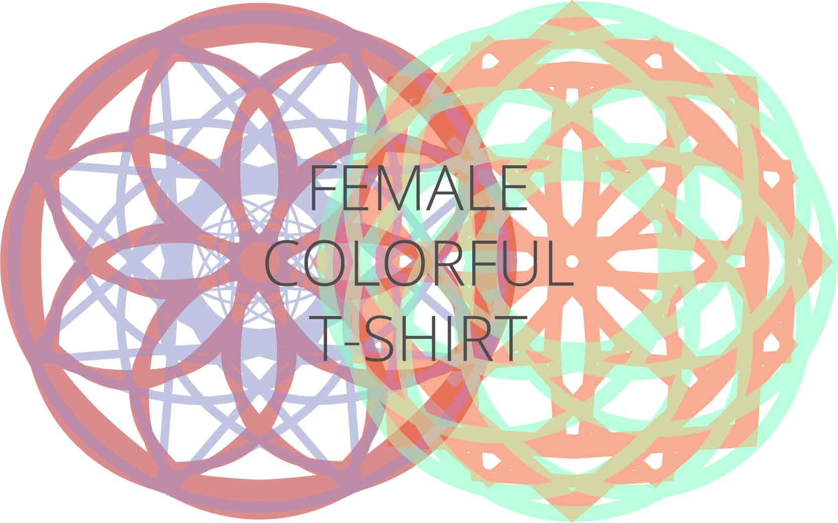 HCruet: Female Colored Art T-shirt