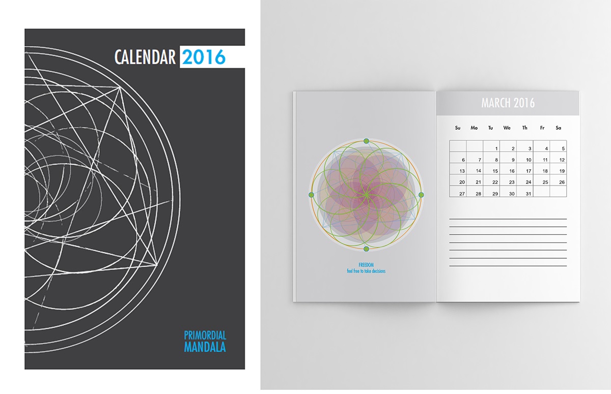 Hector Cruet Primordial Mandala Calendar Book