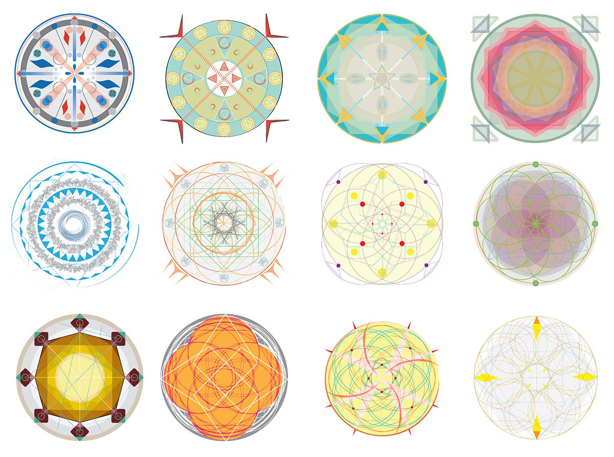 Hector Cruet Primordial Mandala Calendar Mandalas